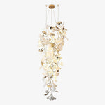Gingko Cascade Leave Chandelier