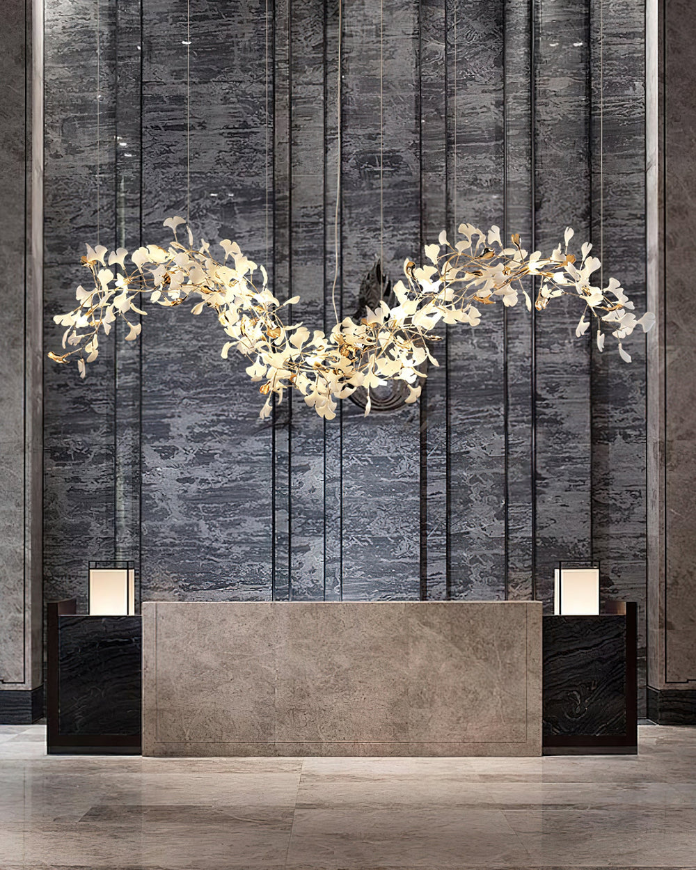 Ginkgo Vine Chandelier