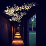Porcelain Gingko Chandelier