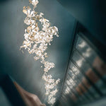 Porcelain Gingko Chandelier