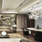 Porcelain Gingko Chandelier
