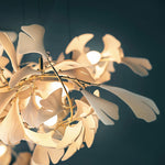 Porcelain Gingko Chandelier