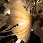 Porcelain Gingko Chandelier
