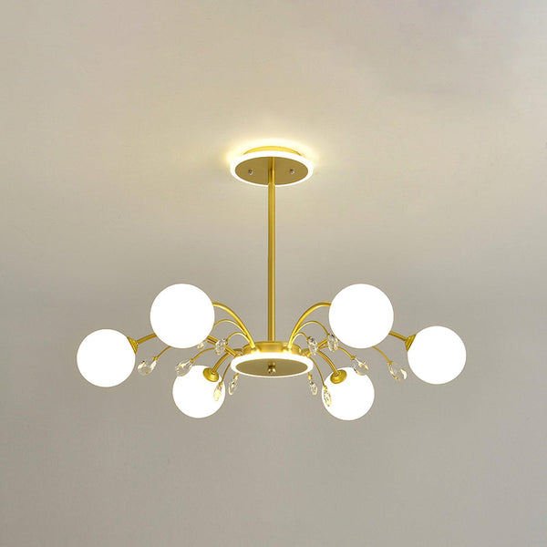 Glamorous Glass Raindrop Chandeliers