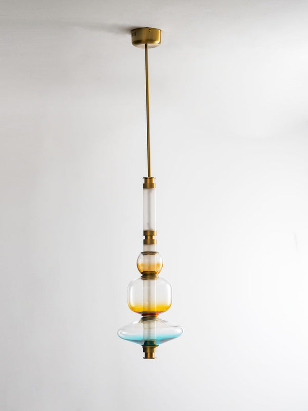 Glass Bead Linear Pendant Light