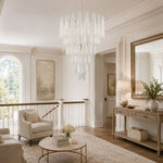 Glass Pinecone Chandelier