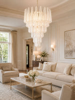 Glass Pinecone Chandelier