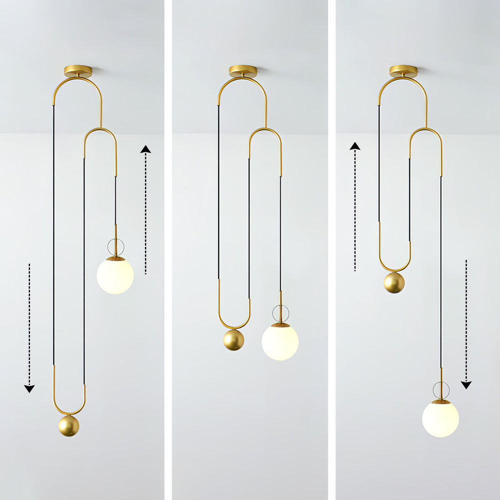 Glass Ball Pendant Lamp