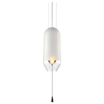 Glass Capsule Pendant Light