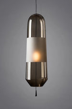 Glass Capsule Pendant Light
