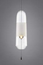 Glass Capsule Pendant Light