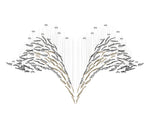Glass Feathers Flying Chandelier