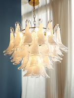 Glass Leaf Chandelier