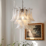 Glass Leaf Chandelier