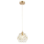 Glass Petal Pendant Light