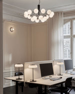 Glass Sphere Cluster Chandelier