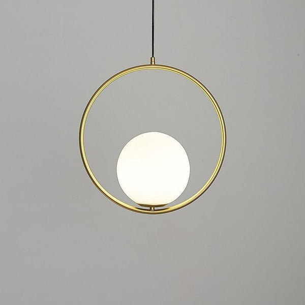 Loop Brass Pendant Light
