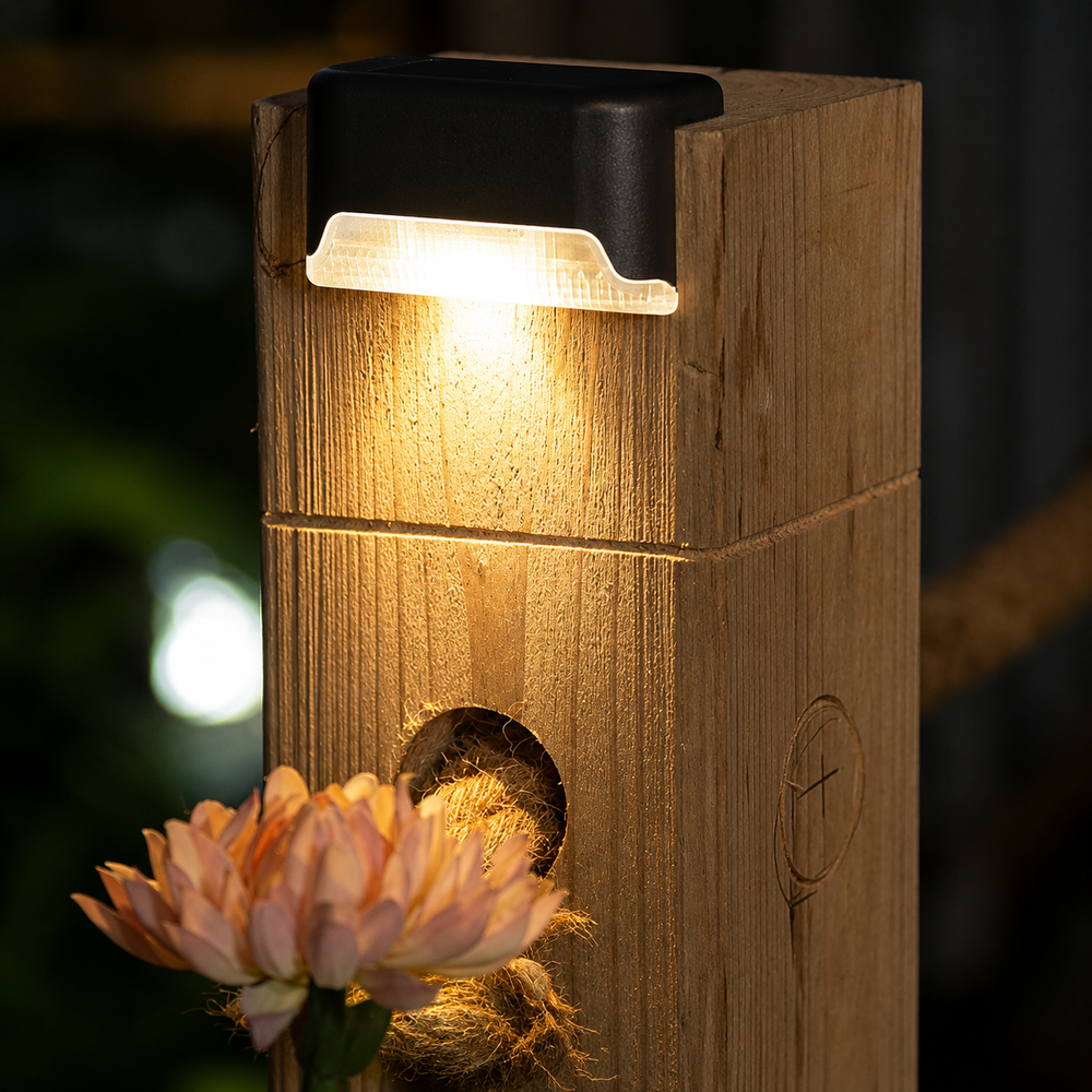 GlowStep Solar Step Lights – Waterproof LED Deck & Stair Lighting