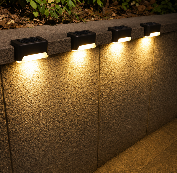 GlowStep Solar Step Lights – Waterproof LED Deck & Stair Lighting