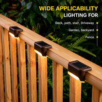 GlowStep Solar Step Lights – Waterproof LED Deck & Stair Lighting