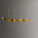 Gold Ribbon Chandelier