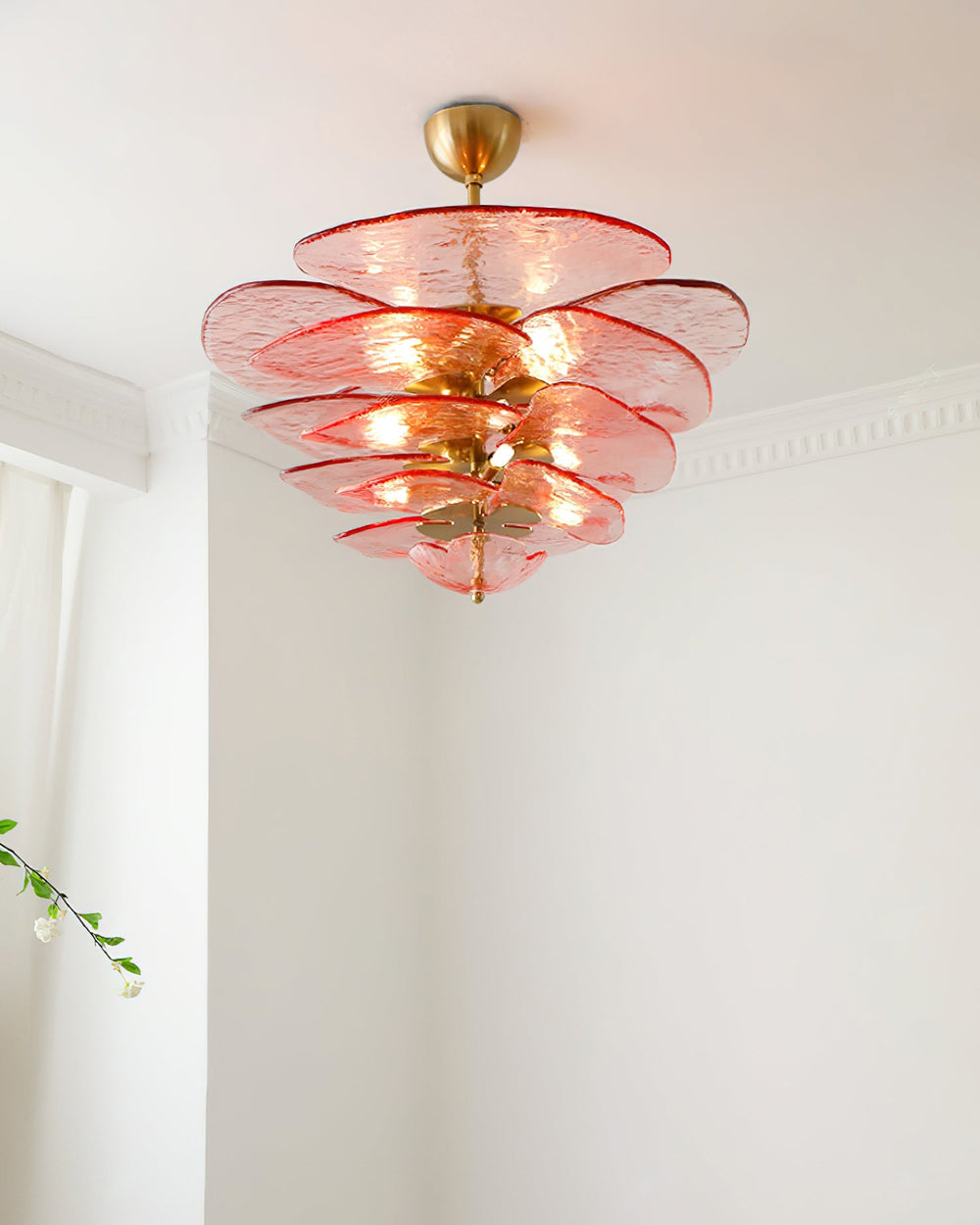 Petals Glass Chandelier