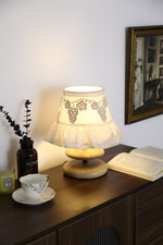 Grape Embroidery Table Lamp