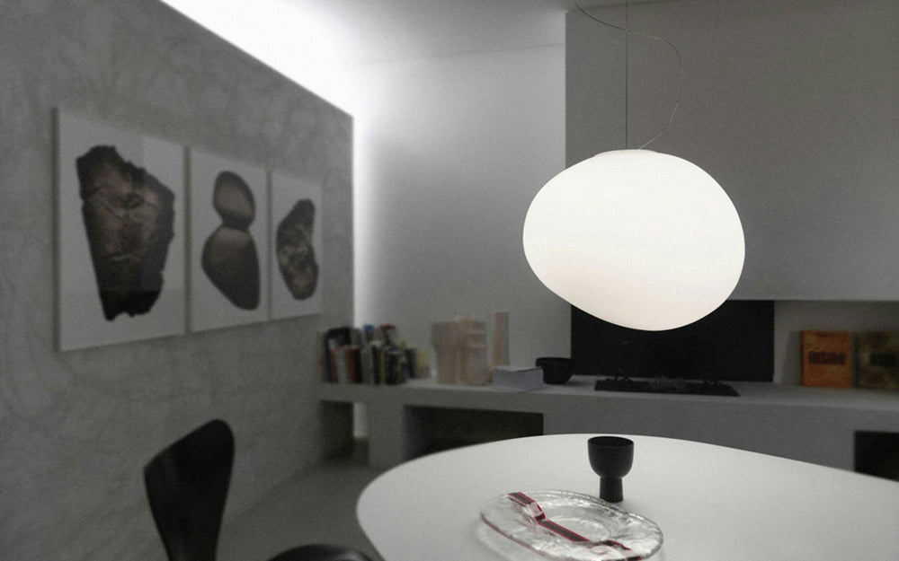 Gregg Stone Shape Glass Pendant Light
