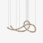 The Gabriel Knot LED Chandelier | Custom Size &