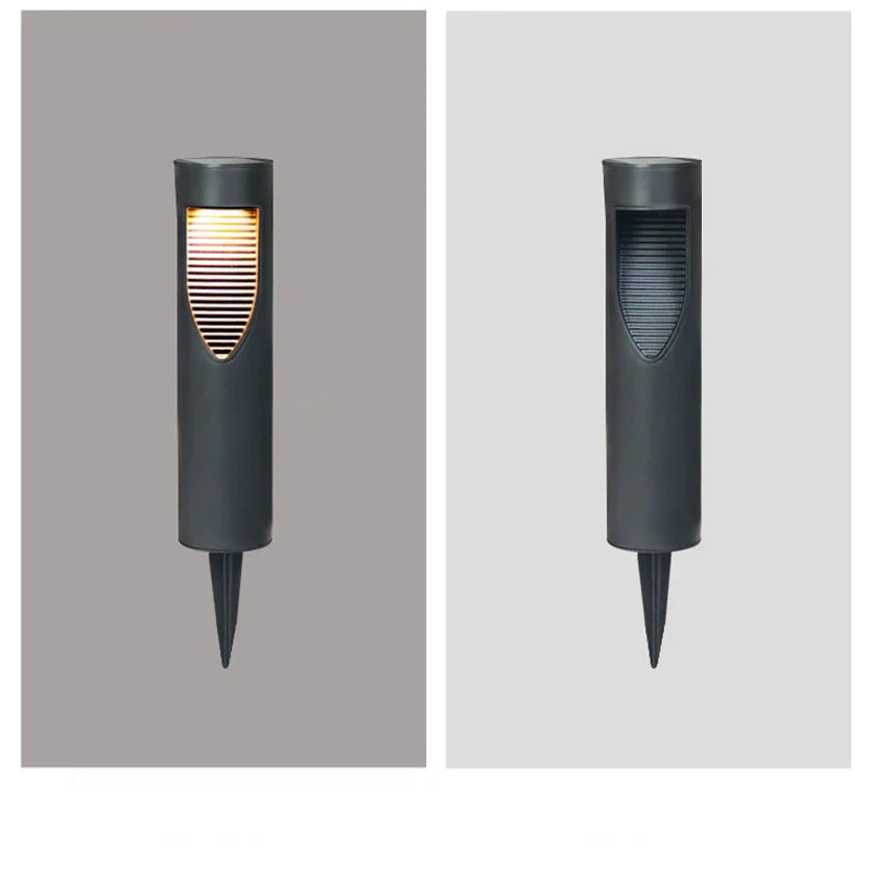 Solvane Solar Bollard Light – Modern Outdoor Landscape & Garden Pathway Lighting