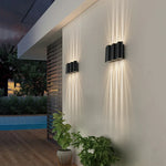 Vector Sharp-Beam Sconce – Modern Waterproof LED Up & Down Outdoor Light