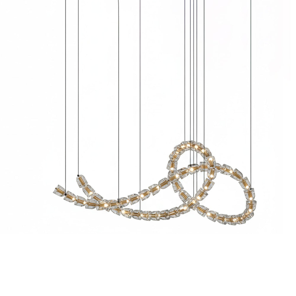 The Gabriel Knot LED Chandelier | Custom Size &