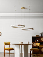 Halo di Pietra Alabaster Chandelier
