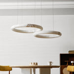 Halo di Pietra Alabaster Chandelier