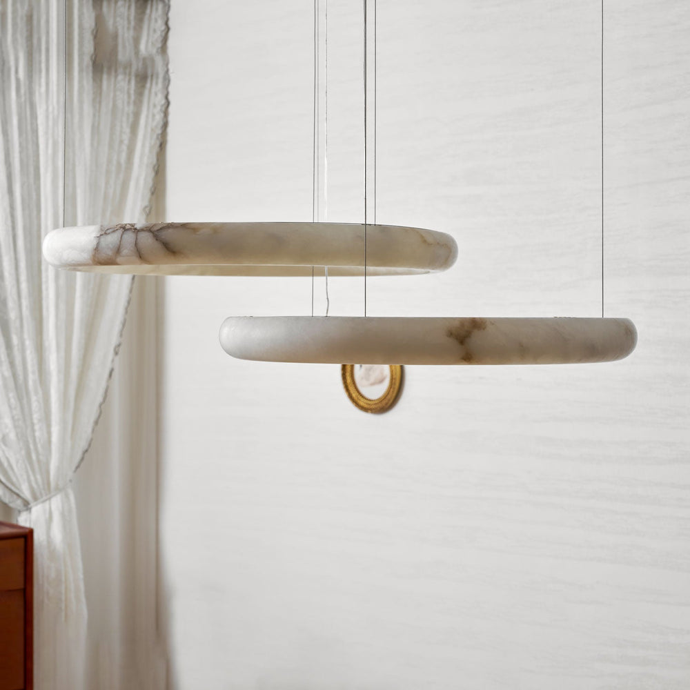 Halo di Pietra Alabaster Chandelier