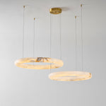 Halo di Pietra Alabaster Chandelier