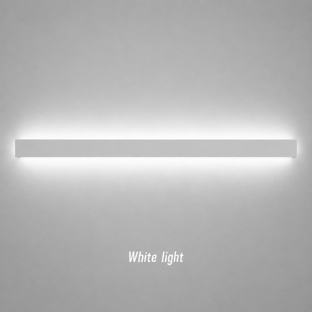HaloLine White Long Linear Outdoor Wall Light