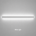 HaloLine White Long Linear Outdoor Wall Light