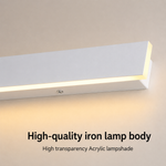 HaloLine White Long Linear Outdoor Wall Light