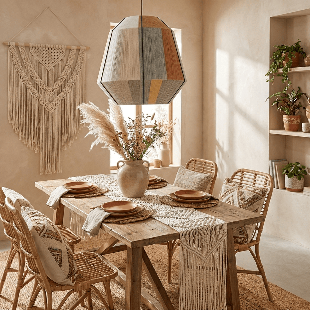 Hand-Wound Lantern Pendant Lamp