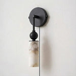 Harlin Alabaster Plug-in Wall Lamp