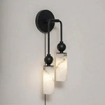 Harlin Alabaster Plug-in Wall Lamp