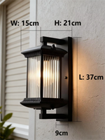 HavenLux Open-Frame Sconce – Modern Luxury LED Architectural Outdoor Wall Light
