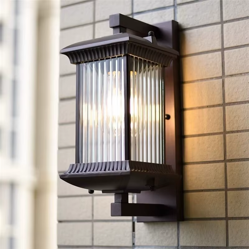 HavenLux Open-Frame Sconce – Modern Luxury LED Architectural Outdoor Wall Light