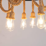Hemp Rope Industrial Chandelier