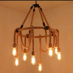 Hemp Rope Industrial Chandelier
