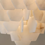 Hexa Alabaster Cascade Chandelier