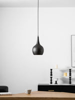Hollow Industrial Pendant Lamp – Vintage Black & Gold