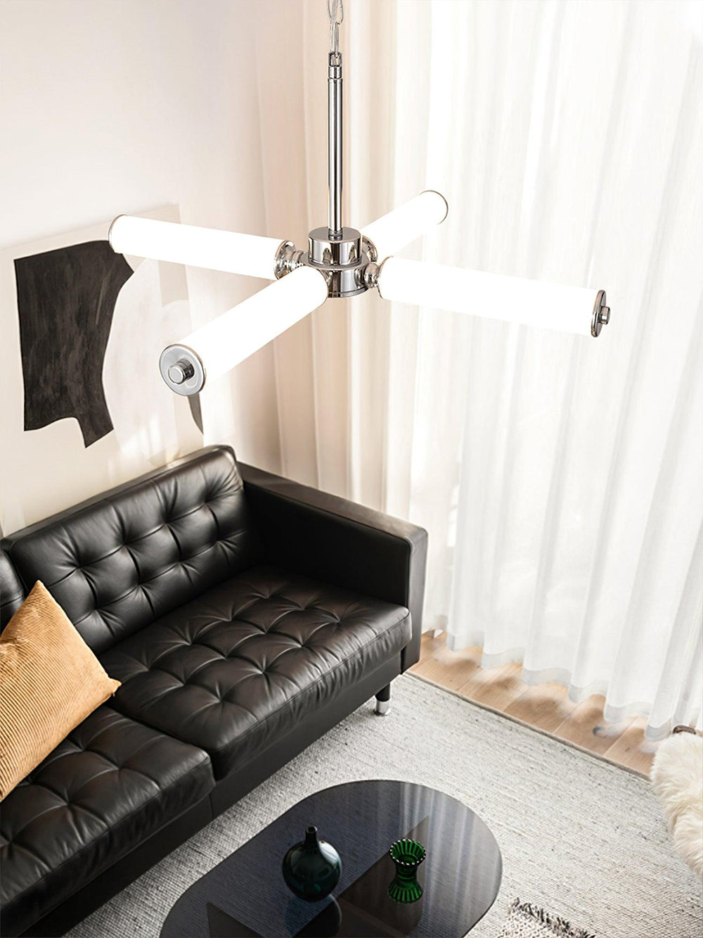 Huntington LED Ring Chandelier – Modern Halo Glow