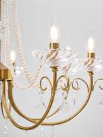 Imperial Pearl Crystal Chandelier